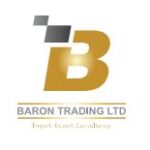 Baron Trading Ltd. White Logo